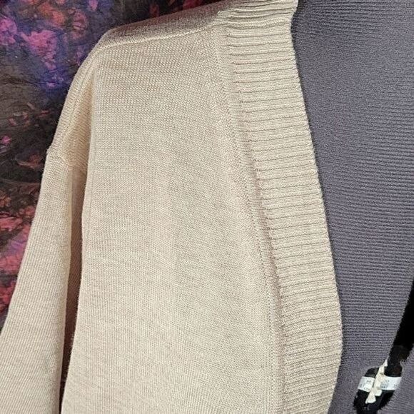 NWOT Isaac Mizrahi Open Front Peplum Cardigan Sz XS - Picture 6 of 12